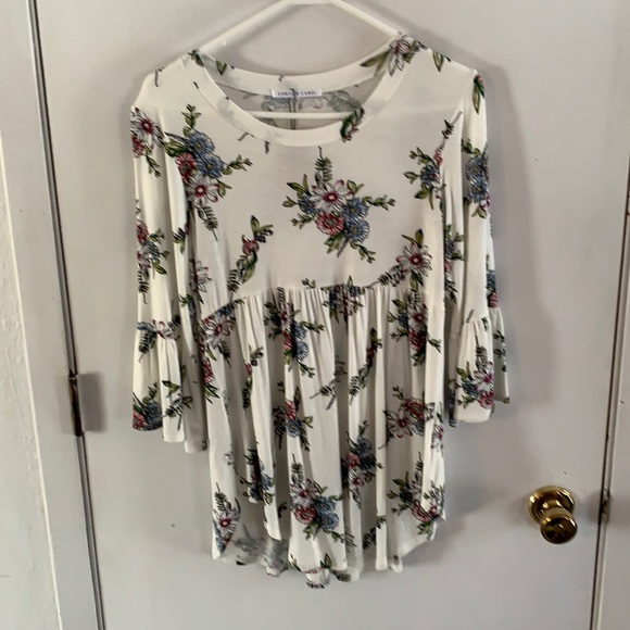 Chris & Carol | Tops | Chris Carol Ivory Babydoll Maternity Top With ...